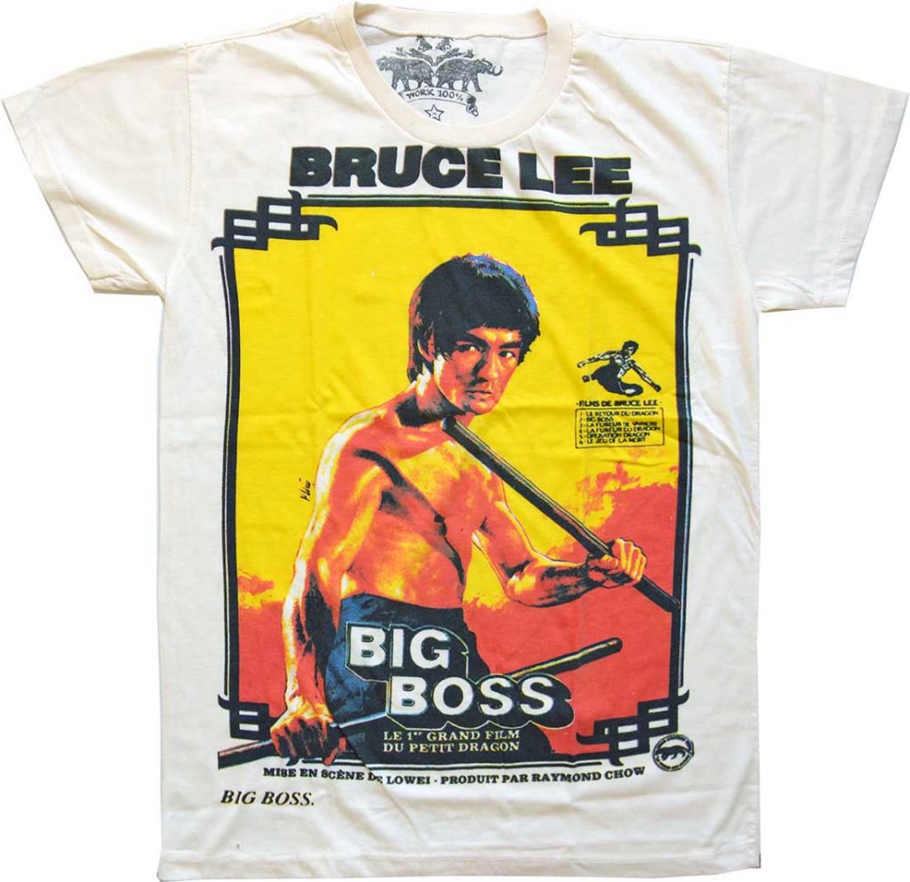 Tshirt Bruce Lee Big Boss unisex, 100% cotton, good quality.
