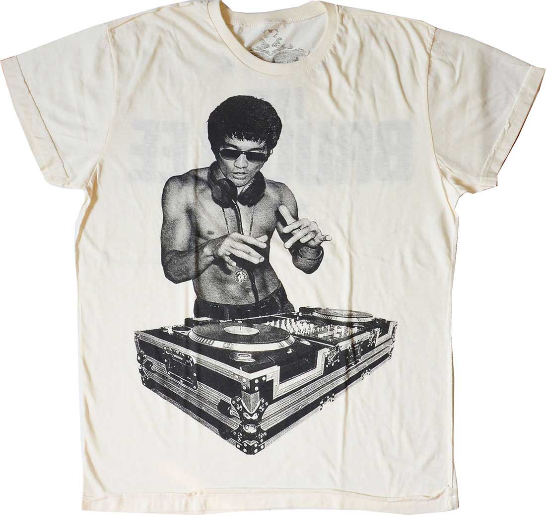 Tshirt Bruce Lee Dj - Cotton Size M, L, XL Unisex Regular fit.