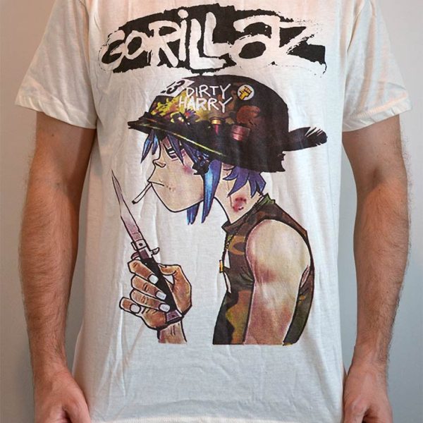 Thsirt Gorillaz 2D Dirty Harry